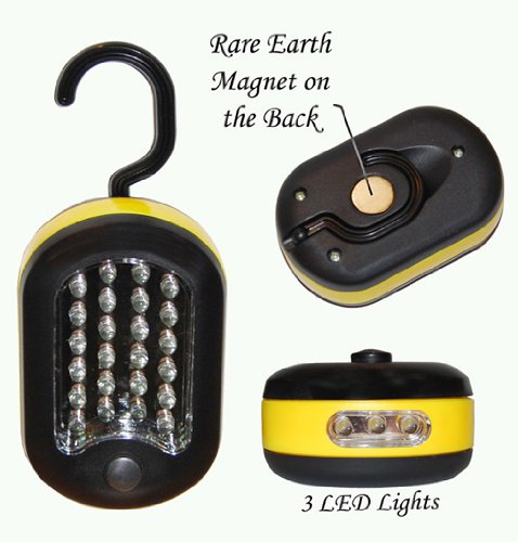 SUPER Bright, 27 LED, Compact Work Light/Flash Light (3 PACK)